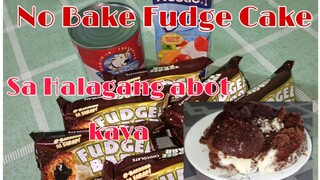 Fudge Cake | No Bake Fudge Cake | Sa halagang abot kaya