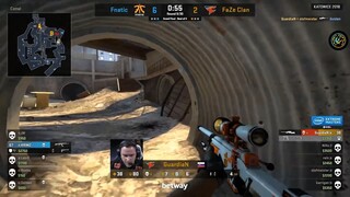 [CS-GO]GuardiaN 1v5 Clutch VS Fnatic #CSGO #game