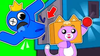 RAINBOW FRIENDS IN THE SHREDDER?! (LANKYBOX ANIMATION) *SONIC.EXE, SQUID GAME, KISSY MISSY, & MORE*