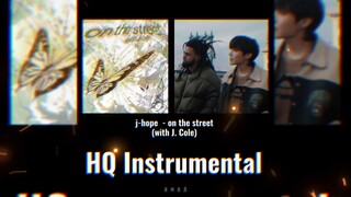 j-hope - on the street (with J. Cole) | CLEAN instrumental🔥