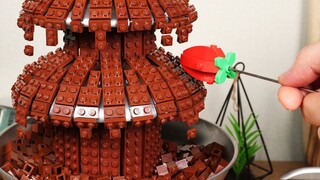 Không, không, một đài phun sô cô la mượt mà? 【Hoạt hình dừng chuyển động Lego】