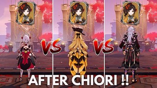 Is CHIORI BEST FOR ITTO?? BEFORE vs AFTER 4.5 !! [Genshin Impact]