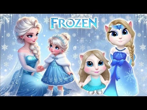 My Talking Angela 2 || Frozen || Mother’s day Elsa❄️ || Cosplay game