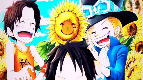 onepice#ace#sabo#luffy - Bilibili