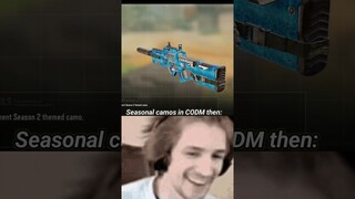 Seasonal camo in CODM then vs now