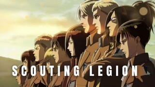 Pasukan Scouting Legion siap membasmi para Titan‼️