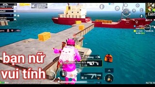 PUBG Mobile - Gặp Bạn Nữ Cực Tếu Và Ông Thầy Dạy Golf Bất Lực :))