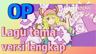 [Miss Kobayashi's Dragon Maid] OP |  Lagu tema versi lengkap