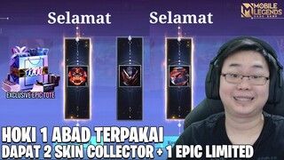 GW GAK JADI PENSI GACHA KARENA DAPAT 2 SKIN COLLECTOR + 1 EPIC LIMITED DI EVENT DOUBLE 11 LOTTERY ML