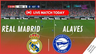 [EN VIVO] Real Madrid vs Alaves | La Liga 23/24 | Simulación de Video Juego