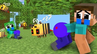 Monster School Bad Herobrine Cousin และ Good Zombie Boy - Sad Story - Minecraft Animation