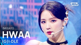 (G)I-DLE((여자)아이들) - INTRO + HWAA(화(火花)) @인기가요 inkigayo 20210117