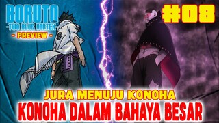 [CHAPTER 8] JURA TIBA DIKONOHA❗KONOHA DALAM BAHAYA❗KAWAKI VS JURA❗PREVIEW BORUTO TWO BLUE VORTEX