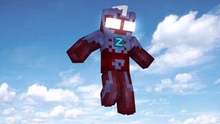 Menirukan Serangan Beta Episode Ketiga Ultraman Z di Minecraft