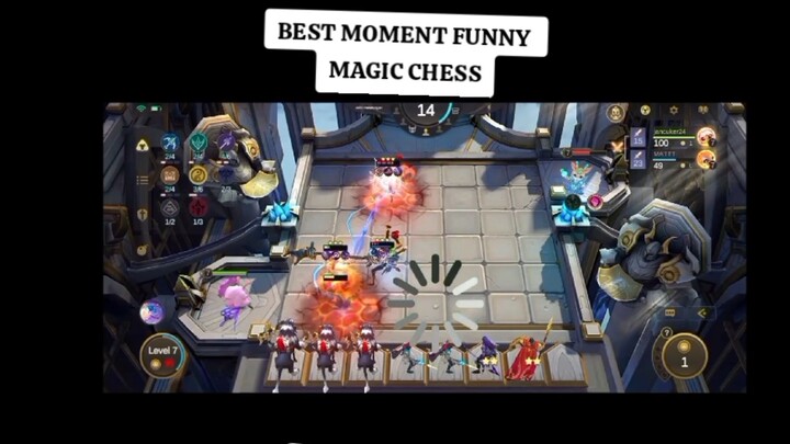 BEST MOMENT | MAGIC CHESS | MOBILE LEGEND #toprate #mlbb #magicchess