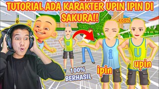 TUTORIAL MEMUNCULKAN KARAKTER UPIN IPIN DI SAKURA SCHOOL SIMULATOR!! BISA BOTAK DI SAKURA!!  TERBARU