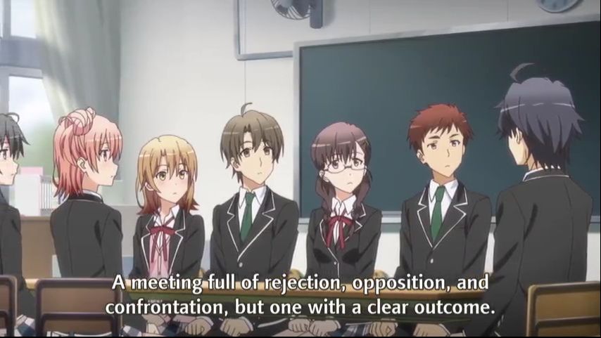 What's the message at the end of Oregairu, Season 2? What's the