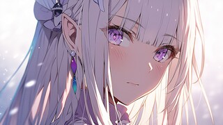 "Silver Temperature Below Zero" Re:Zero -Starting Life in Another World [Avatar & Wallpaper] Emilia.