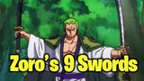 ALL 9 of Zoro's Sword in One Piece | Every Blade Zoro has used in One Piece until now explained