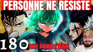 TATSUMAKI FAIT VOLER SAITAMA ! FEATHER LE HÉROS OSEF ! BATMAN ! -ONE PUNCH MAN 180 - REVIEW MANGA