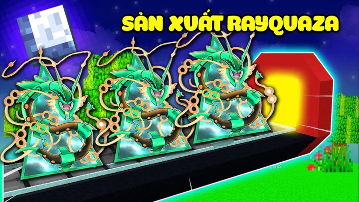 NẾU BẠN CÓ THỂ SẢN XUẤT HÀNG LOẠT RAYQUAZA VÀ CHIẾN ĐẤU VỚI NHÀ MÁY THẦN SÁNG TẠO TRONG MINI WORLD??