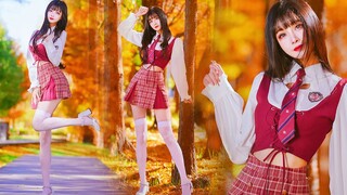 Your background is too __~! ʕ•̀ω•́ʔ✧❤️A girl's confession under the redwood tree in autumn~! ❤️Love 