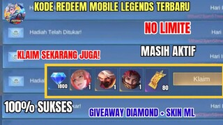 NO LIMITE! KODE REDEEM ML TERBARU KODE REDEEM MOBILE LEGENDS HARI INI UPDATE MEI 2024