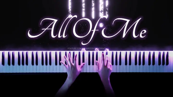 John Legend - All Of Me | Piano Cover with Violins (with Lyrics)