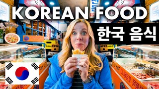 KOREAN FOOD TOUR (Gwangjang Market) - [한국어 자막] 🇰🇷