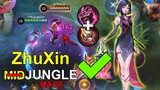ZhuXin New Hero is Not Your Ordinary Mage | How To Use ZhuXin " Jungle " | Mobile Legends