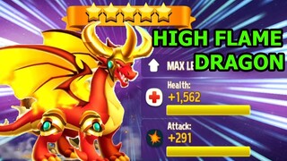 Rồng High FLAME Dragon Lên 5 Sao Kết Hợp TERRA 5 Sao - Thành EJ Dragon City Top Game Android Ios