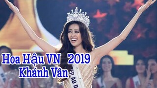 Giây phút Đăng Quang Tân Hoa Hậu Hoàn Vũ Việt Nam 2019, Nguyễn Trần Khánh Vân- Miss universe VN