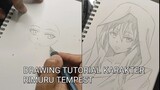 Drawing Tutorial Karakter Anime Rimuru Tempest