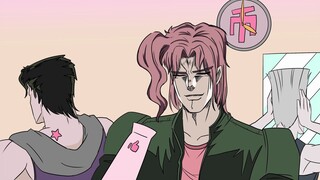 Kakyoin chỉ đang thổi tóc cho cô ấy ... hả? !