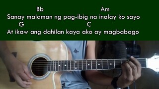 Aking Pagmamahal - Republican - Chloe Anjeleigh cover-Guitar Chords