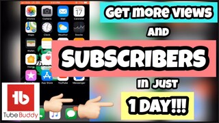 Paano makakuha ng maraming SUBSCRIBERS in 1 Day ( SUPER EFFECTIVE)