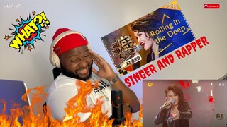 KZ Tandingan 《Rolling in the Deep》 "Singer 2018"  | SINGER AND RAPPER🔥 | FIRST TIME REACTION