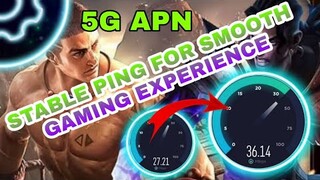 ⚙APN SETTING: STABLE PING FOR SMOOTH EXPERIENCE⚙